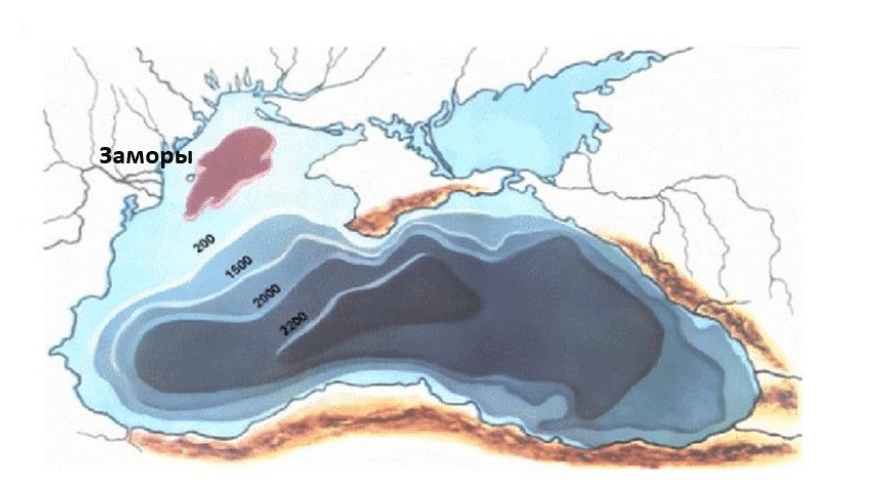 Распределение сероводорода в Черном море / ©Предоставлено Виктором Егоровым 