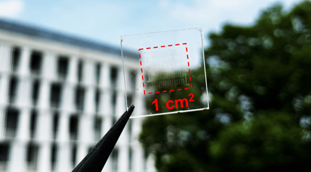 Разработанный японскими учеными солнечный элемент / ©Xing He et al.