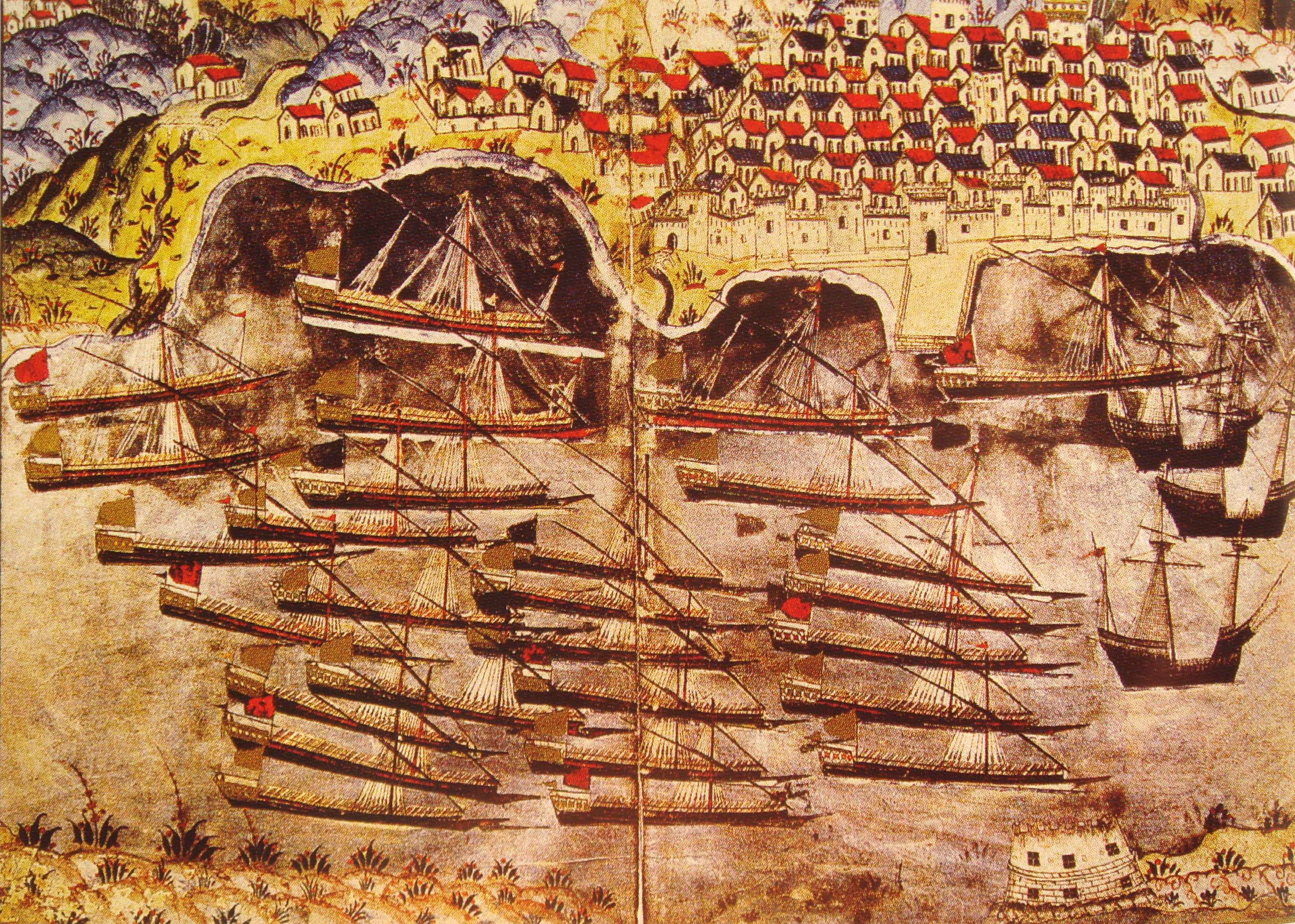 Barbarossa_fleet_wintering_in_Toulon_1543