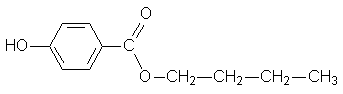 Структурная формула бутилпарабена / © Центр экологических решений
