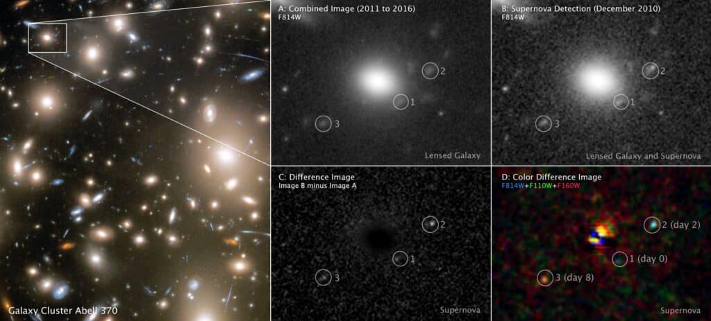 ©NASA, ESA, STScI, Wenlei Chen (UMN), Patrick Kelly (UMN), Hubble Frontier Fields