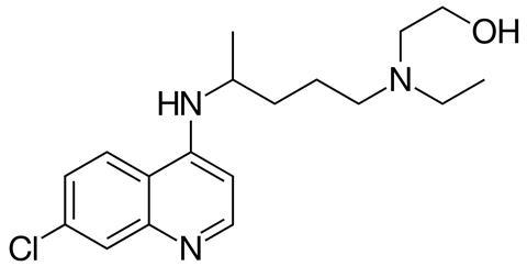 Химическая формула гидроксихлорохина / © Chemistry World