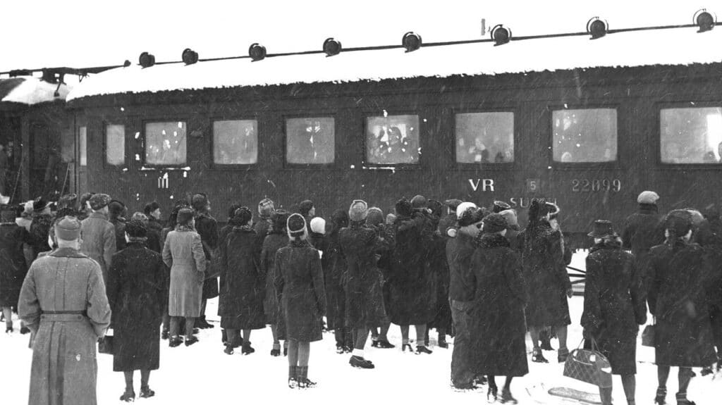 Эвакуация финнов, 1940 год / ©Getty images 