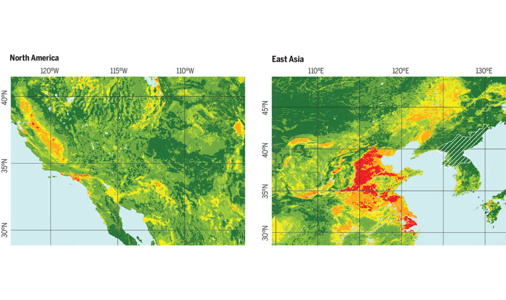 ©Mapping the global threat of land subsidence, Gerardo Herrera-García et al., Science 01 Jan 2021: Vol. 371, Issue 6524, pp. 34-36, DOI: 10.1126/science.abb8549