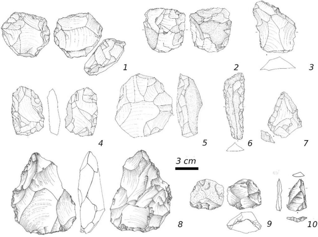 Примеры каменных артефактов / ©Knut Bretzke et al.