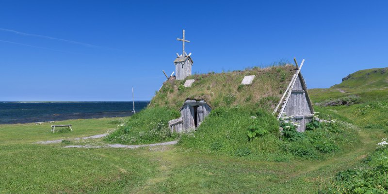 Реконструкция в Л’Анс-о-Медоуз / ©Glenn Nagel Photography