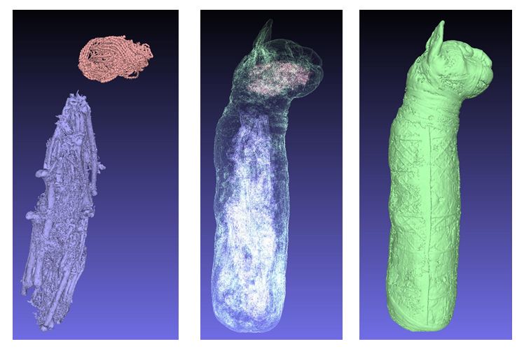 Модель исследованной мумии / © сайт Inrap 