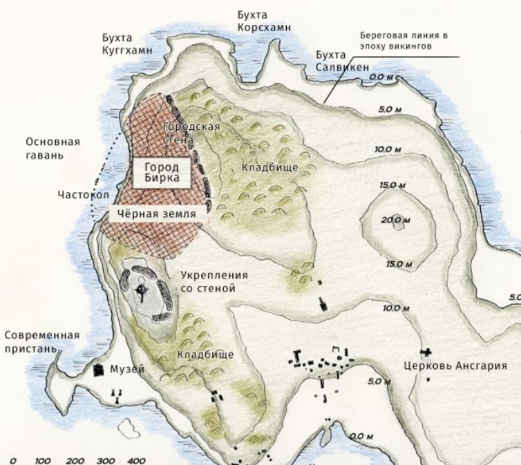 Карта части острова Бьёркё / ©fiord.org