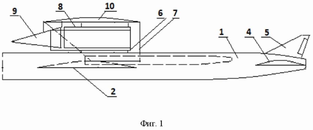 Сверхзвуковой летательный аппарат для межконтинентальных полетов в стратосфере / ©Роспатент