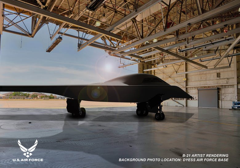 Более раннее изображение B-21 / ©USAF