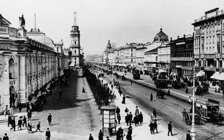 Невский проспект, Петроград, 1914-1924 гг.