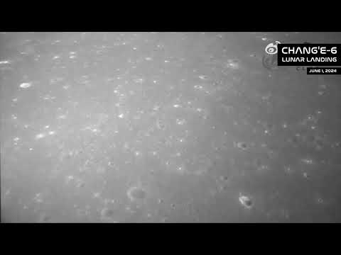 TIMELAPSE! China Chang'e-6 Lunar Landing